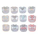 Chickpea 12 Milestone Peva Bibs, 12 CT, thumbnail image 3 of 3