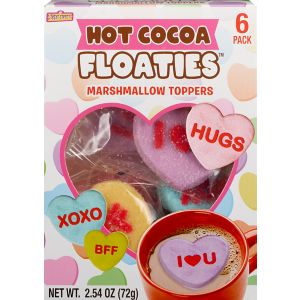 Treat Street Hot Cocoa Floaties, Valentine's Marshmallow Toppers, 2.54 Oz , CVS