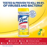Lysol Disinfecting, Wipes Lemon and Lime Blossom, thumbnail image 3 of 6