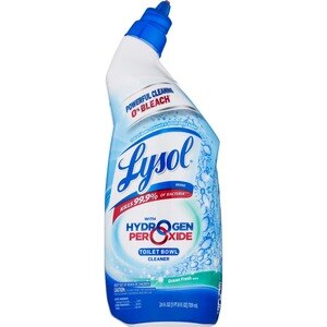 Lysol Complete Clean - Limpiador para taza de inodoro con blanqueador, paquete económico, 24 oz