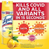 Lysol Disinfectant Spray, Lemon Breeze, 19 OZ, thumbnail image 5 of 7