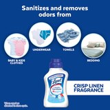 Lysol Laundry Sanitizer, Crisp Linen, 41 oz, thumbnail image 3 of 5