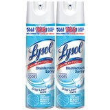 Lysol Disinfectant Spray Value Pack, Crisp Linen Scent, 2-19 OZ, thumbnail image 1 of 8