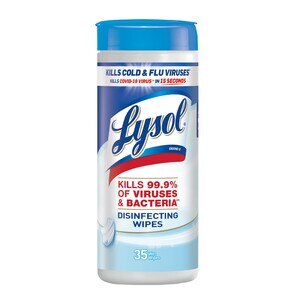 Lysol Disinfecting Wipes, Crisp Linen Scent, 35 Ct , CVS