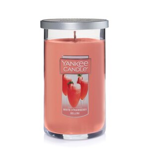 Yankee Candle White Strawberry Bellini Perfect Pillar Candle, 12 Oz , CVS