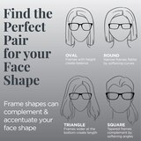 Magnivision by Foster Grant Elana Full-Frame Rectangle Reading Glasses, thumbnail image 4 of 5