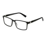 Foster Grant TiTech Premium Men's Black Reading Glasses, thumbnail image 1 of 5