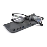 Foster Grant TiTech Premium Men's Black Reading Glasses, thumbnail image 3 of 5