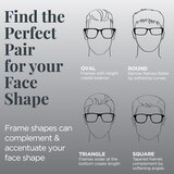 Foster Grant TiTech Premium Men's Black Reading Glasses, thumbnail image 4 of 5