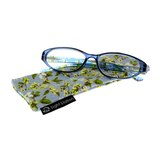 Foster Grant Sight Station Annabelle Blue Reading Glasses, thumbnail image 2 of 5