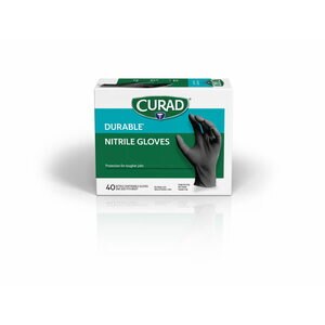 Curad, Durable OSFM Nitrile Exam Gloves, 40 CT