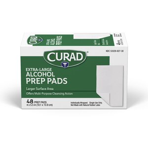 CURAD Extra Large Alcohol Prep Pads, 4 X 5.5, 48 Ct , CVS