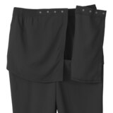 Silverts Seatless Pant Gabardine, Black, thumbnail image 4 of 5