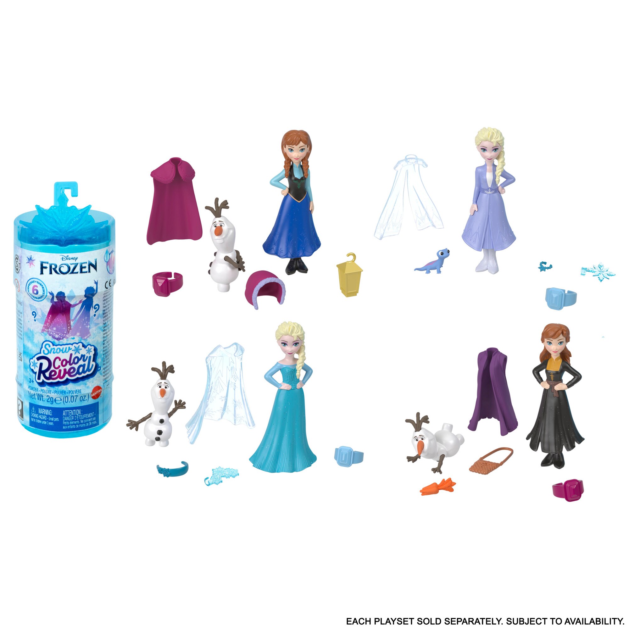 Disney Frozen Snow Color Reveal Doll , CVS