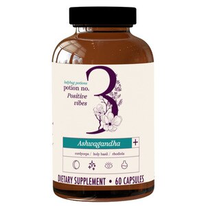 Ladybug Potions Potion No. 3 Positive Vibes Ashwagandha Capsules, 60 Ct , CVS