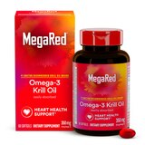 MegaRed 350mg Superior Omega-3 Krill Oil Softgels, 60 CT, thumbnail image 1 of 9