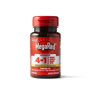 abstract Fietstaxi struik MegaRed Advanced 4-In-1 Extra Strength Omega-3 Fish Oil and Krill Oil  Softgels, 40CT | Pick Up In Store TODAY at CVS