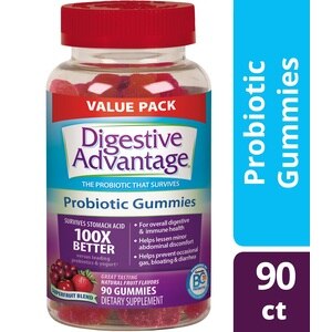 Digestive Advantage Superfruit Daily Probiotic Gummies & Immune Health, 90 CT