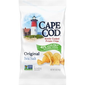  Cape Cod Reduced Fat Original Kettle Cooked Potato Chips, 5 OZ 