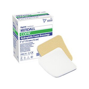 Kendall Healthcare Fenestrated Hydrophilic Foam Dressing 10CT