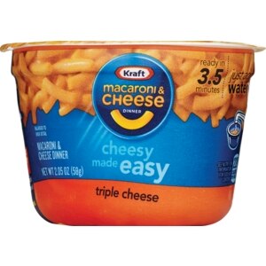 Kraft Easy Mac Cup Triple Cheese, 2.05 Oz , CVS