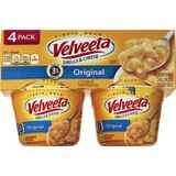 Velveeta Original Microwaveable Shells & Cheese Sauce, 4 ct, 9.56 oz, thumbnail image 1 of 4