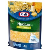 Kraft Shredded 4 Cheese Mexican Blend, 8 OZ, thumbnail image 3 of 3