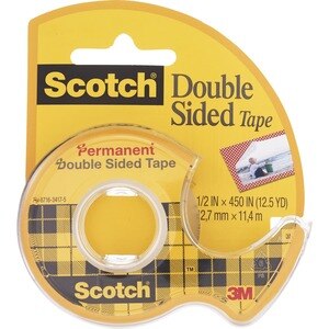 Scotch Double Sided Tape 1/2 Inch