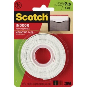 Scotch Permanent Foam Mounting Tape - .5''X75