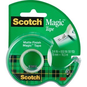 SCOTCH 3 M Invisible Magic Tape Clear 19 mm x 33 m Pack de 1 
