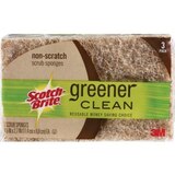Scotch-Brite Non-Scratch Scrub Sponges, Greener Clean 3 Reusable Money Saving Choice, thumbnail image 1 of 2