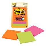 Post-it Super Sticky Notes, 3 PK, 45 EA, thumbnail image 2 of 5