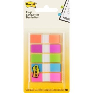 Post-It Flags Assorted Colors - 100 Ct , CVS