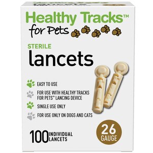 Healthy Tracks for Pets Lancets 26G, 100 CT