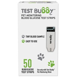 Test Buddy Pet-Monitoring Blood Glucose Test Strips, 50CT
