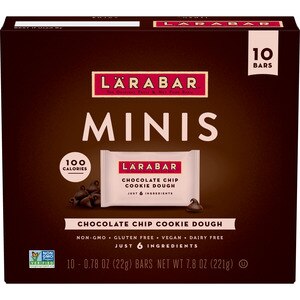 Larabar Minis Chocolate Chip Cookie Dough Bars, 10 CT