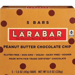 Larabar Bars, Peanut Butter Chocolate Chips, 5 Ct - 1.6 Oz , CVS