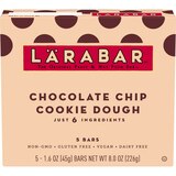 Larabar Bars, Chocolate Chip Cookie Doughs, 5 ct, thumbnail image 1 of 2