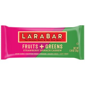 Larabar Fruits + Greens Strawberry Spinach Cashew Fruit & Nut Bars - 1.24 Oz , CVS