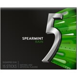 5 Gum Spearmint Rain Sugarfree Gum, 15 ct, thumbnail image 1 of 8