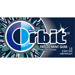 Orbit Gum Freeze Mint Sugarfree Chewing Gum, 14 Ct - 0.94 Oz , CVS