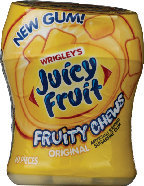 Juicy Fruit Original Sugarfree Fruity Chews Gum, 40 ct Pick Up In