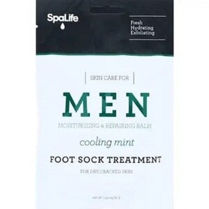 SpaLife Spa Life Men's Cooling Mint Foot Sockies Treatment, 3 Ct , CVS