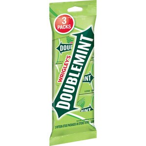 WRIGLEY'S DOUBLEMINT Bulk Chewing Gum, Value Pack, 15 ct (3 Pack)