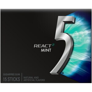 5 Gum React Mint Sugarfree Gum, 15 Ct , CVS