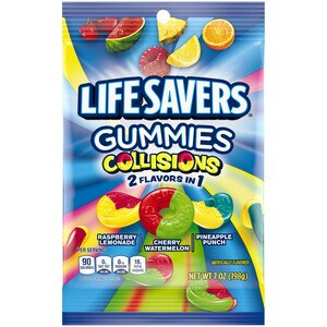 LIFE SAVERS Collisions Gummy Candy, 7 OZ Bag