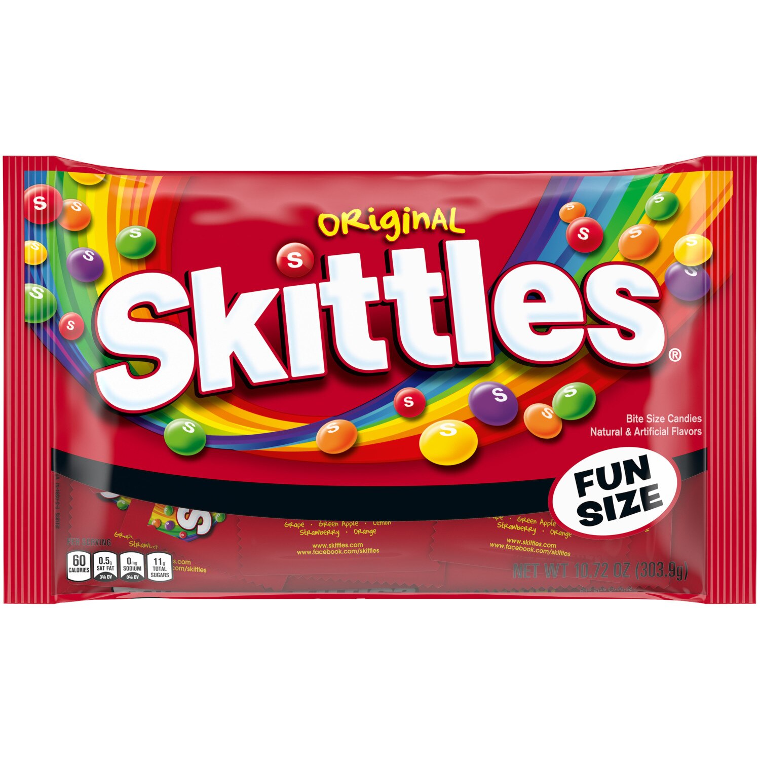 SKITTLES Original Chewy Fun Size Candy, 10.72 OZ