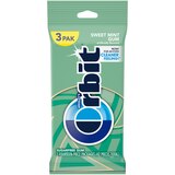 Orbit Sweet Mint Sugar Free Chewing Gum, 14 ct, Pack of 3, thumbnail image 1 of 11