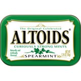 ALTOIDS Spearmint Sugar Free Breath Mints, Single Pack, 1.76 oz, thumbnail image 1 of 9