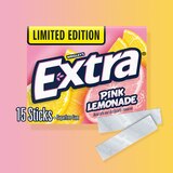 Extra Pink Lemonade Sugar Free Gum Limited Edition Chewing Gum, 15 ct, 1.53 oz, thumbnail image 3 of 10
